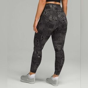 Lululemon Wunder Train Contour Fit High-Rise Tight 25" Lululemon Ombre Black